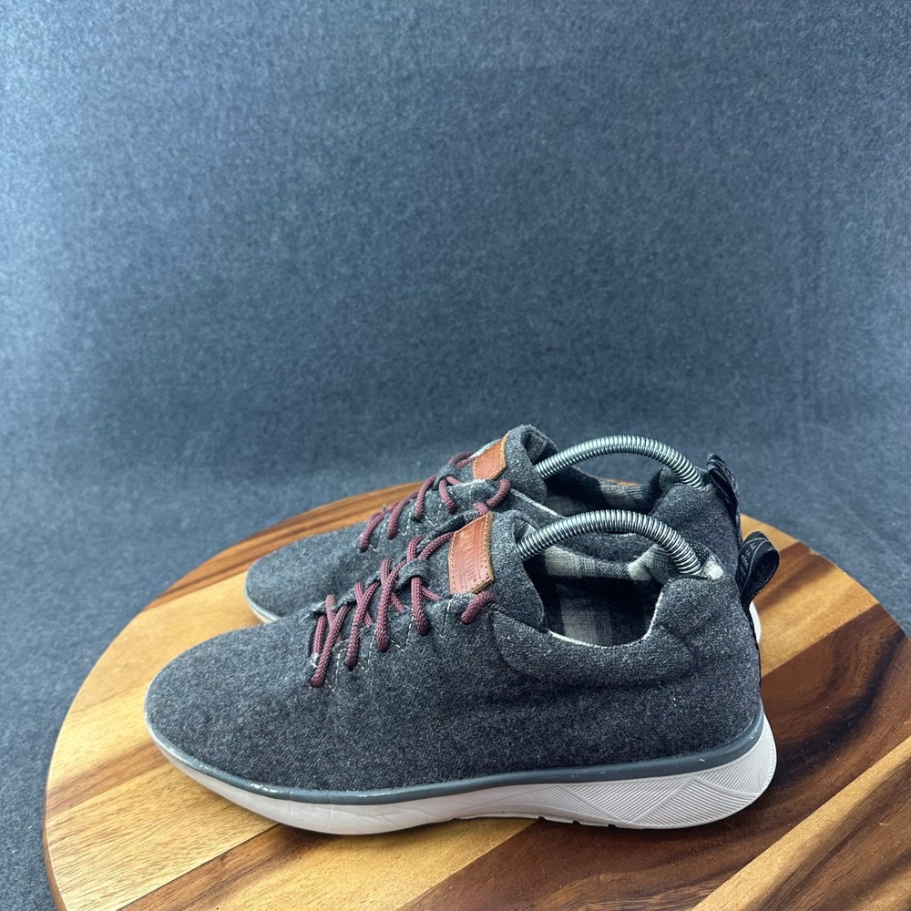 Pendleton Mens Wool Blend Low Top Sneakers Charcoal Grey PMF19L06-034 Size 8.5 - Picture 6 of 12